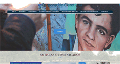 Desktop Screenshot of corporacionclaretiana.org